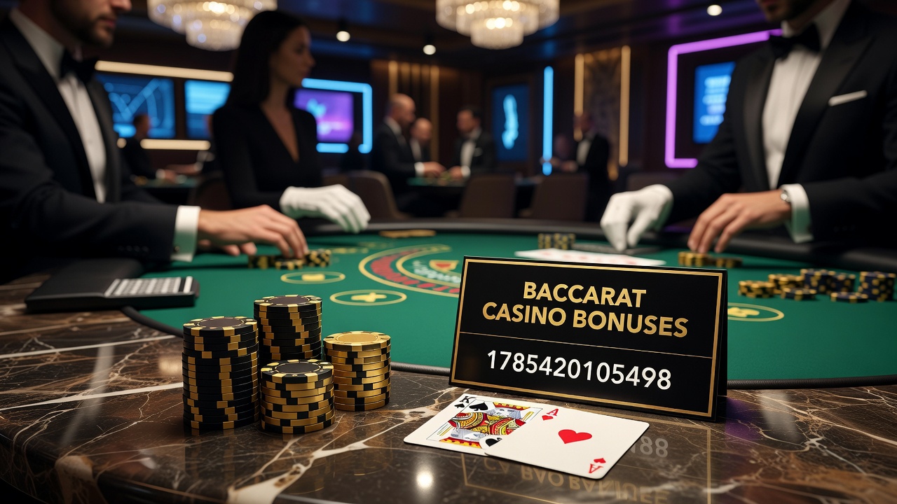 Mobile baccarat play and bonus tracking features