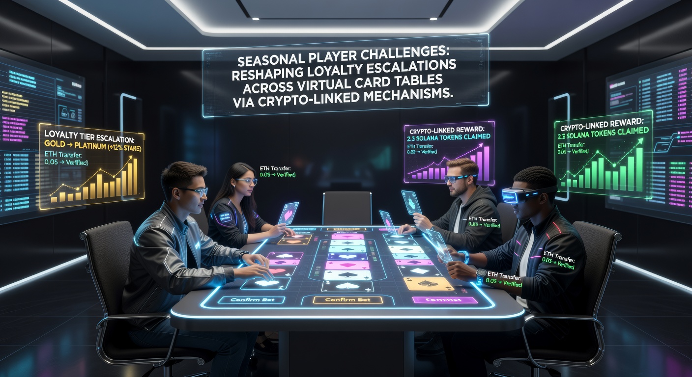 Crypto wallet interface connected to virtual baccarat table during seasonal event entry